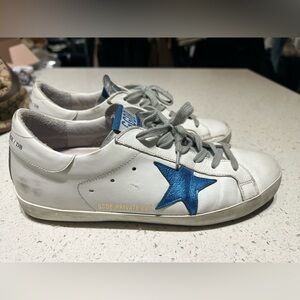 Golden goose superstar white private edition low top sneakers